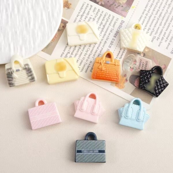 (Mixed 10 PCS) Mini Food Charms: DIY Earrings, Necklaces, Bag Charms, Fridge Magnets, Jewelry & Keychains