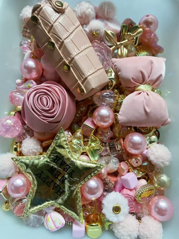 Rose and Gold Mixed Beads