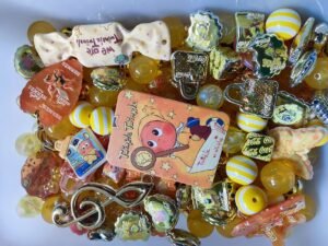 Orange Twinkle Mixed Beads