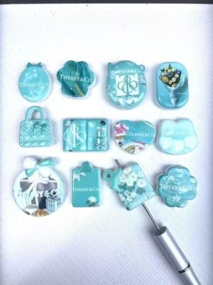 Designer Beads Blue for DIY Pens and Keychain