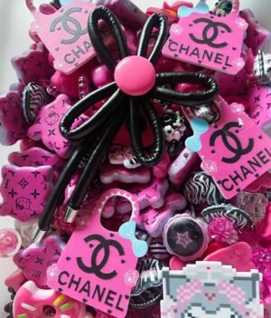 Hot Pink CC Mixed Beads