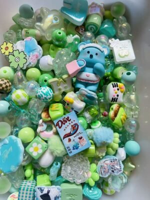 Blue & Green Mixed Beads