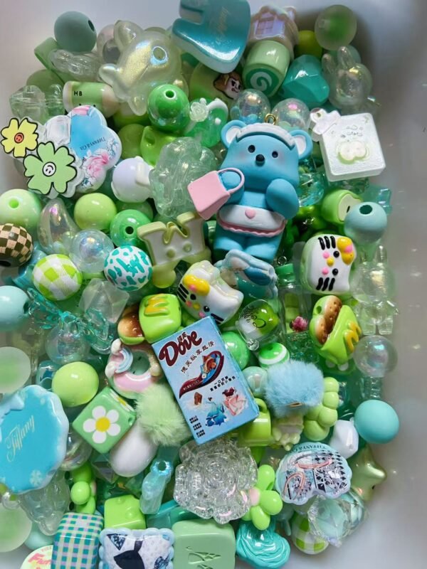 Blue & Green Mixed Beads