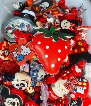 Red Micky Mixed Beads