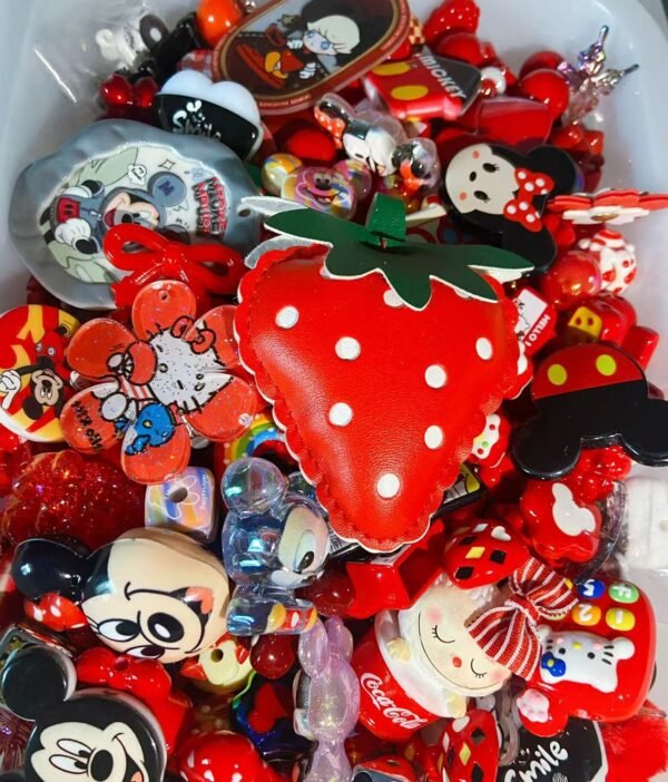 Red Micky Mixed Beads