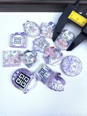 Designer Beads Purple GivenC for DIY Pens and Keychain