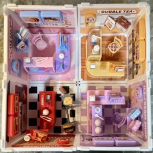 494940041171474210 Build Your Dream Diner (with Small light) : Miniature Food & Scene Kits (1 Set)