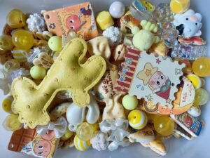 Yellow Twinkle Mixed Beads