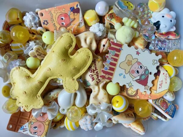 Yellow Twinkle Mixed Beads