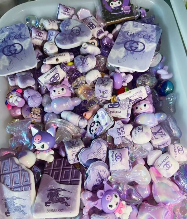 KUKU Designer Purple Mixed Beads