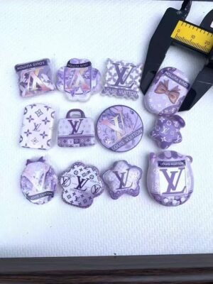 Designer Beads Purple for DIY Pens and Keychain