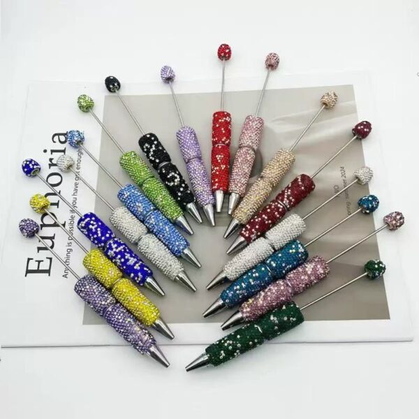 Rhinestones DIY Pens - Can DIY Beadable Pens- 5 PCS