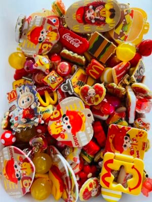 Yellow and Red McDonald’s-Themed Mixed Beads