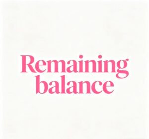 Remaining balance-Lori