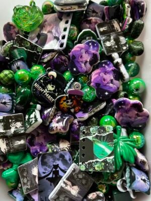 Green & Purple Horror Series Mixed Beads