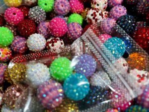 20 mm Bling Bling Beads---20 PCS