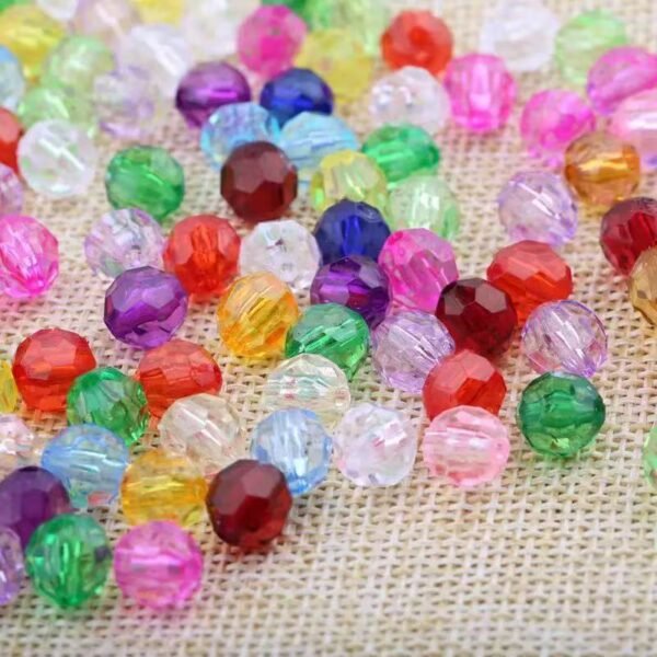 Claimed flower beads + 4 Different size beads---Jessica