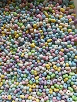Peanut Shape Colorful Mixed Beads---100ML