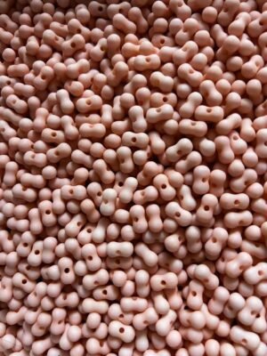 Peanut Shape Pink Mixed Beads---100ML