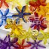 Claimed flower beads + 4 Different size beads---Jessica