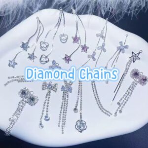 Diamond Chains (for making earring, necklace, keychain, etc)