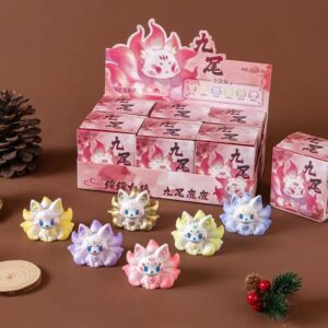 Blind Box Nine Tails 3D Figure---1 Set (6PCS)