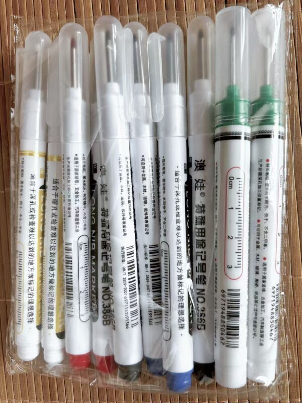 Marker pens---10 PCS ( 2 Red, 2 Green, 2 Blue, 2 Black, 2 White)