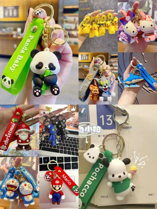 PVC Keychain Lucky Game