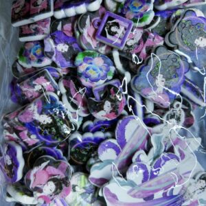 Purple Chinese Style Fairy Mixed Beads --- 150 ML