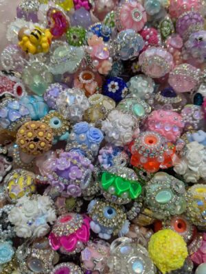 Fancy Beads --- 15 PCS