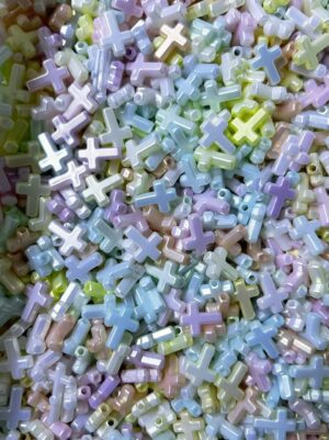 Acrylic Cross Beads—Colorful Color ( can works pens)—150 ML
