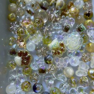 Champagne-Colored Mixed Beads--- 100 ML