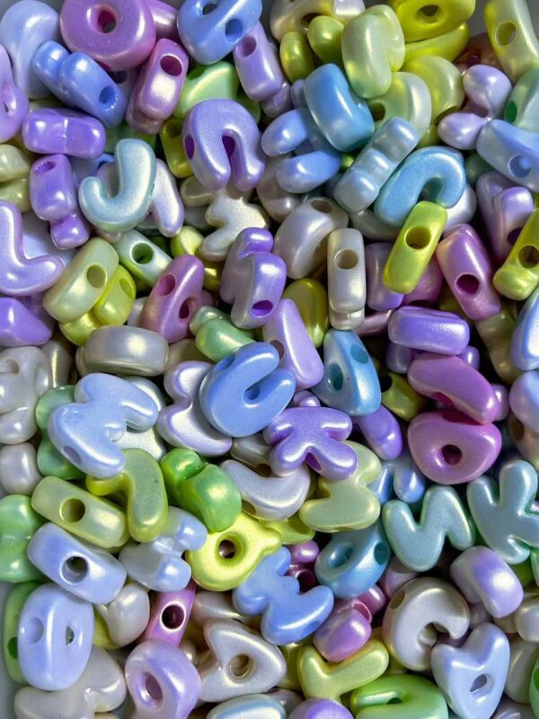 Acrylic Letter Beads – Assorted Color Mix---150 ML
