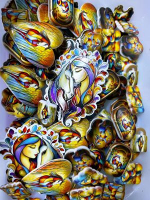 Stained-Glass Mixed Beads---150 ML