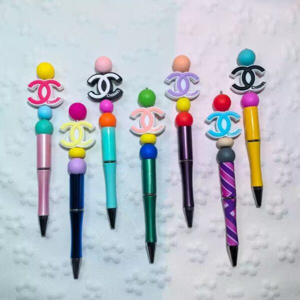 CC Silicon Beads, Can DIY pen—-5 PCS