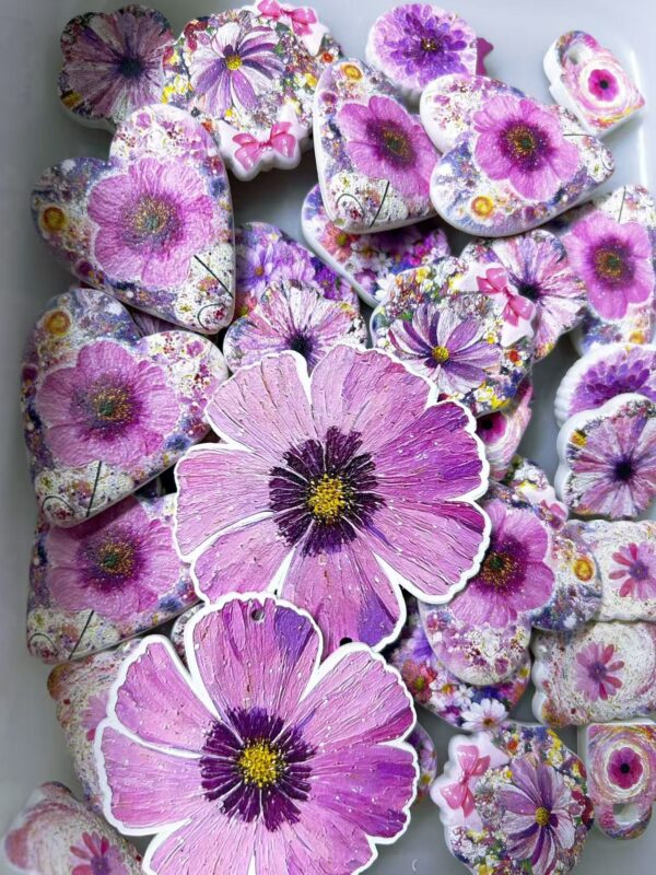 Pink Flower Mixed Beads --- 150 ML