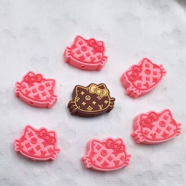 LV HK Silicon Beads, Can DIY pen—-5 PCS