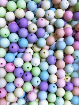 Acrylic round-shaped mixed beads --- 150 ML