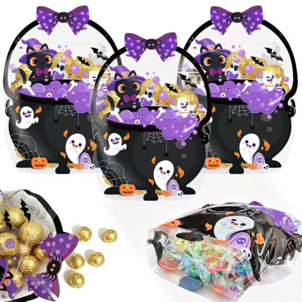 Large Halloween Candy Bag (4 Styles Mixed)----10 PCS