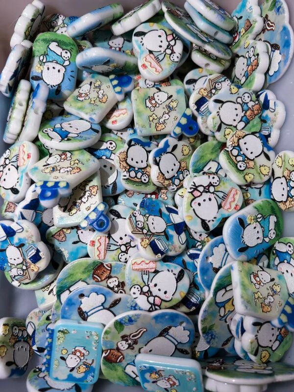 Green & Blue Pochacco Mixed Beads --- 150 ML